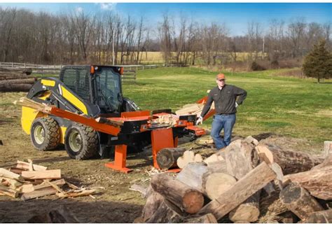 best skid steer log splitter|used skid steer log splitter.